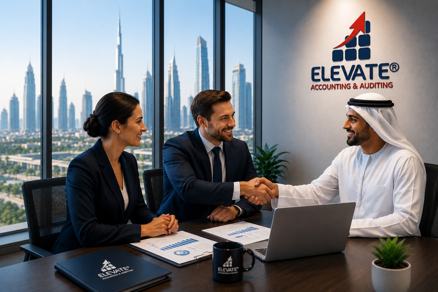 Elevate audit professionals supporting a client