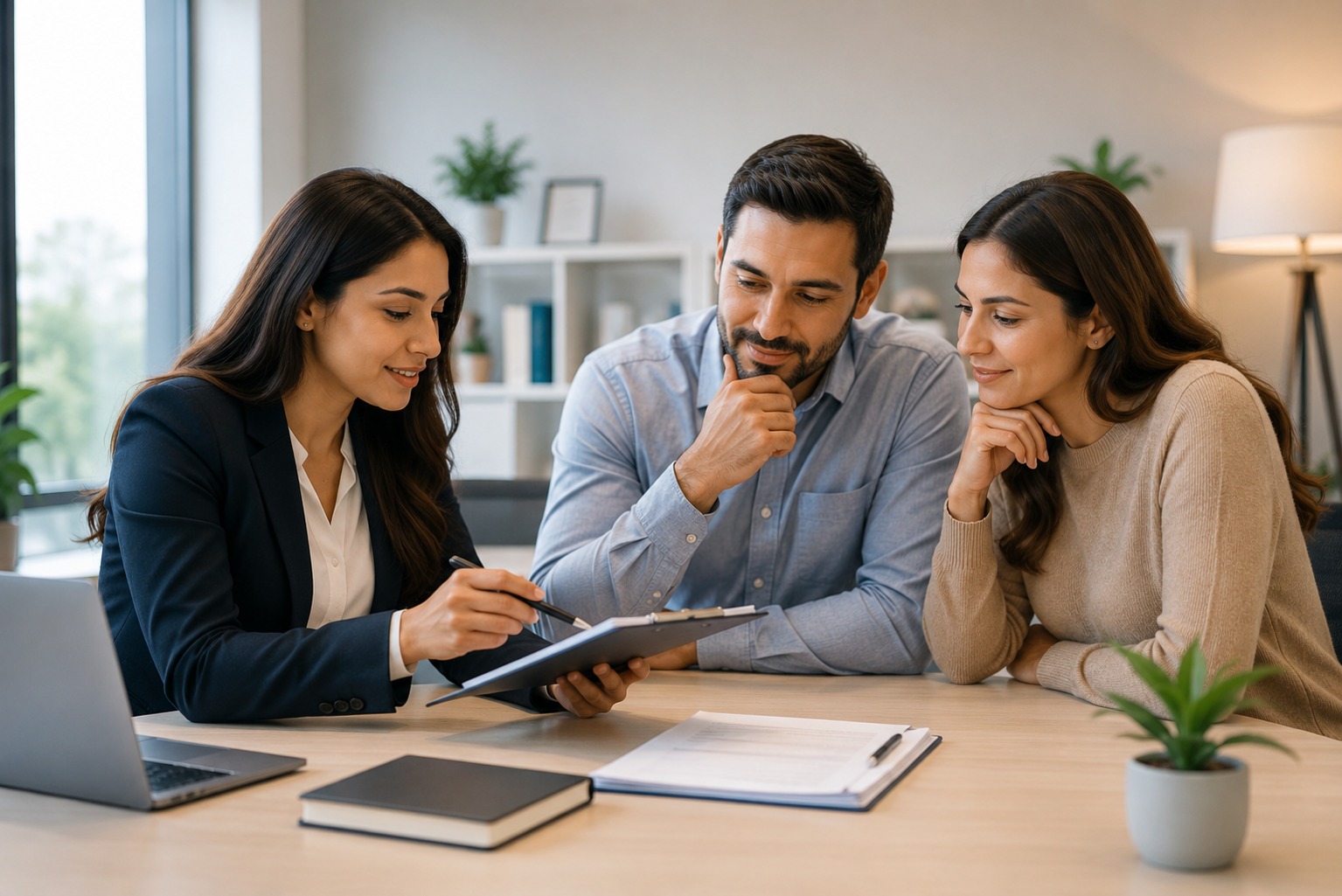 Advisor discussing estate planning options with a client