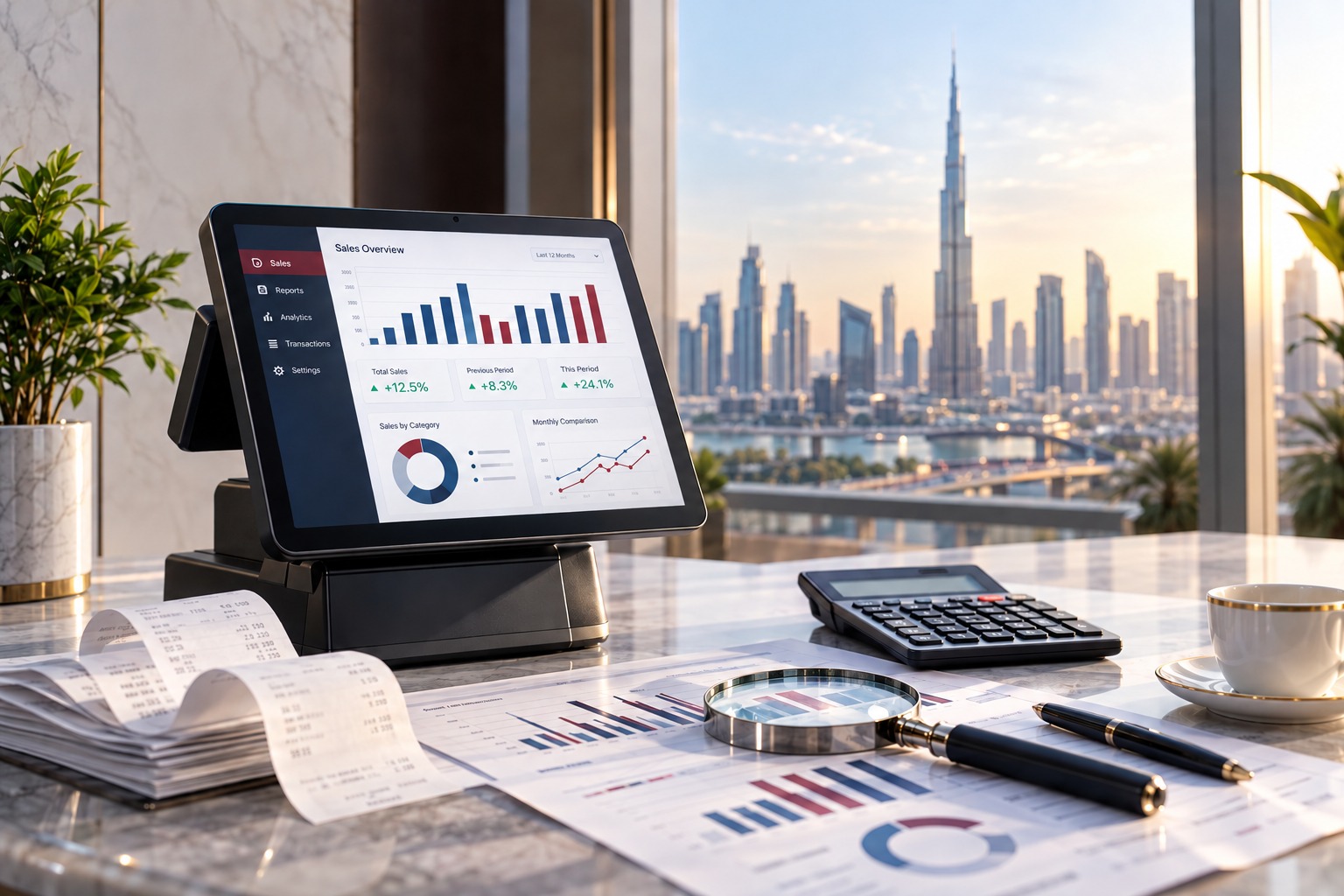 Revenue audit and sales report review