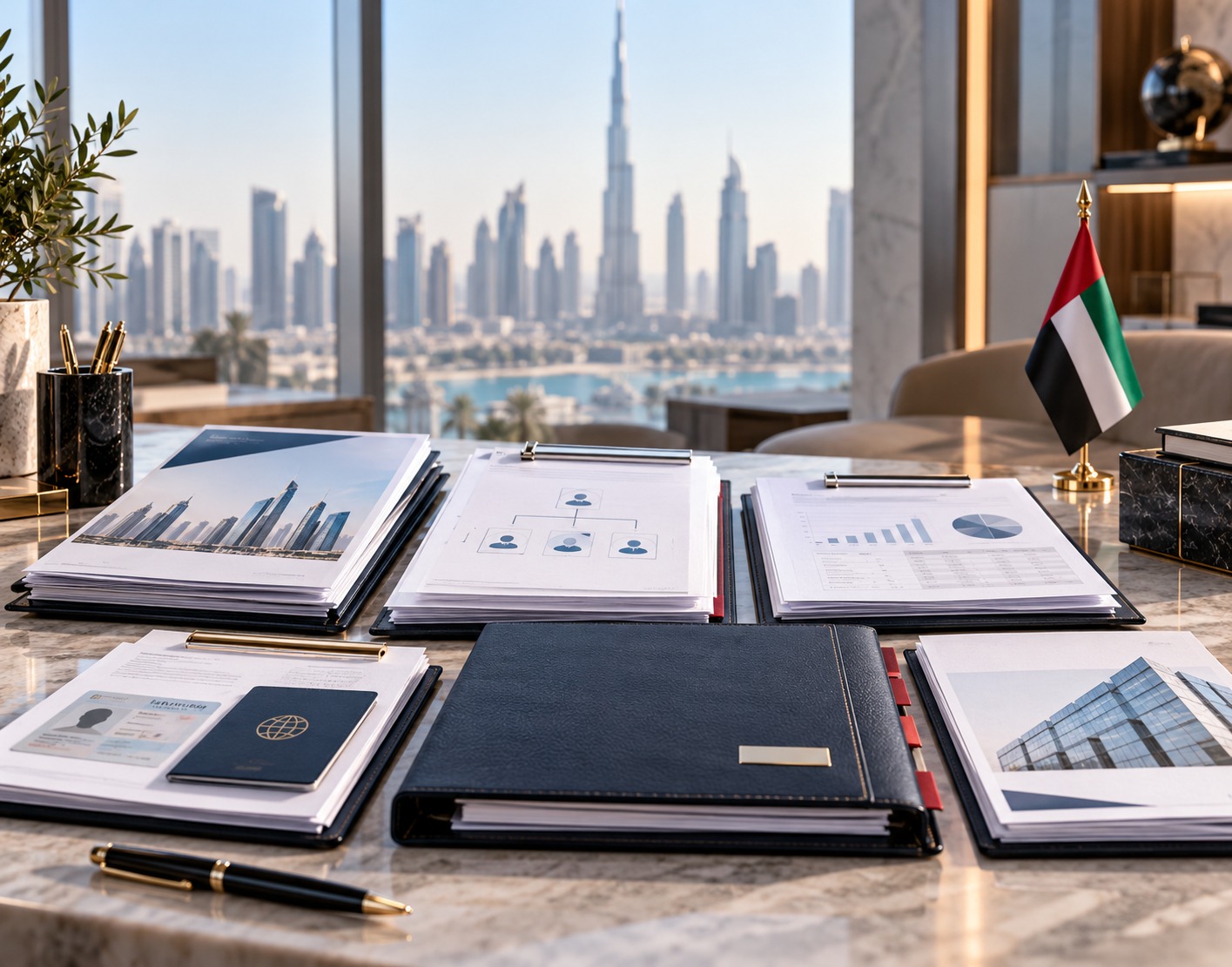 Preparing business documents for a banking application